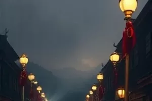 治愈剧《一公里的春天》封面，河堤步道与初春树芽