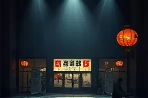 都市剧《早餐铺的第七年》封面，清晨街边热气腾腾的蒸笼